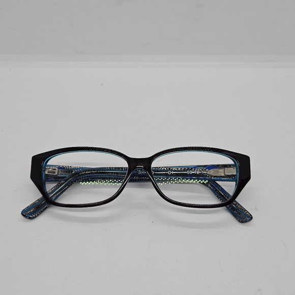 Scott Harris SH-310 teal and brown acrylic glass FOR FRAMES - Picture 1 of 7